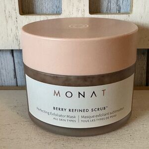 MONAT Berry Refined Scrub Perfecting Exfoliator Mask 2.9oz 87ml, NEW Sealed